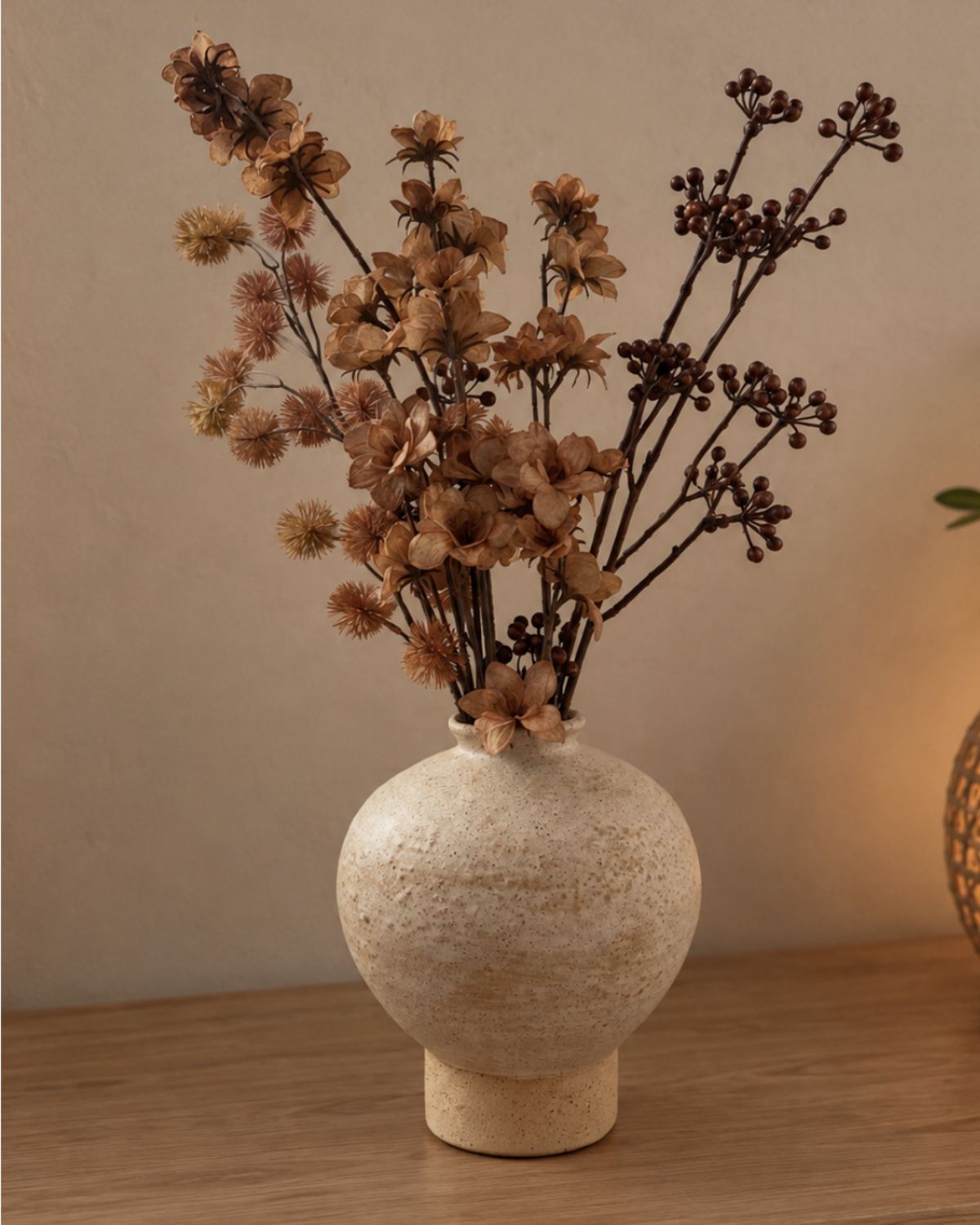 Bloemenvaas Beige