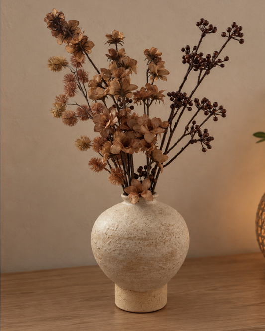 Bloemenvaas Beige